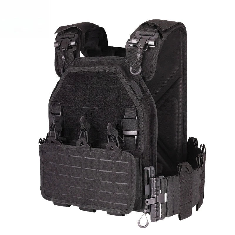 YAKEDA MOLLE Tactical Vest 1000D Waterproof Wear Resistant Outdoor Training Combat Waistcoat Outdoor Training Combat Vest