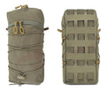 Tactical Vertical 12X5 Storage Bag Airsoft Plate Carrier Molle GP Pouch Gear Hunting Vest Utility Back Panel Pouch Multicam