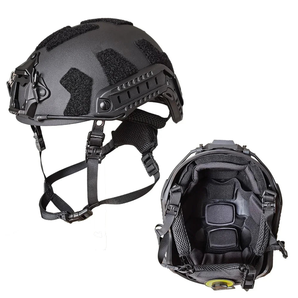 FAST SF Airsoft Helmet Tactical Lightweight ABS Wendy Suspension NVG for CS Paintball Outdoor Training Safety Protective Gear