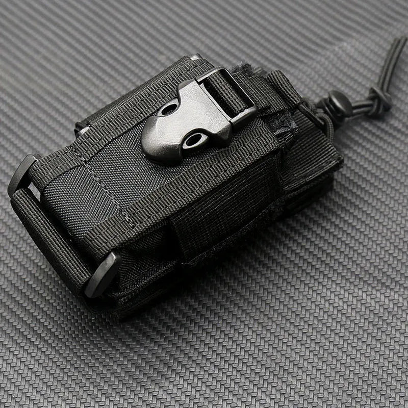 Tactical Radio Holder Pouch Outdoor MOLLE Walkie Talkie Holster Nylon Magazine Pocket Hunting Hiking accessories