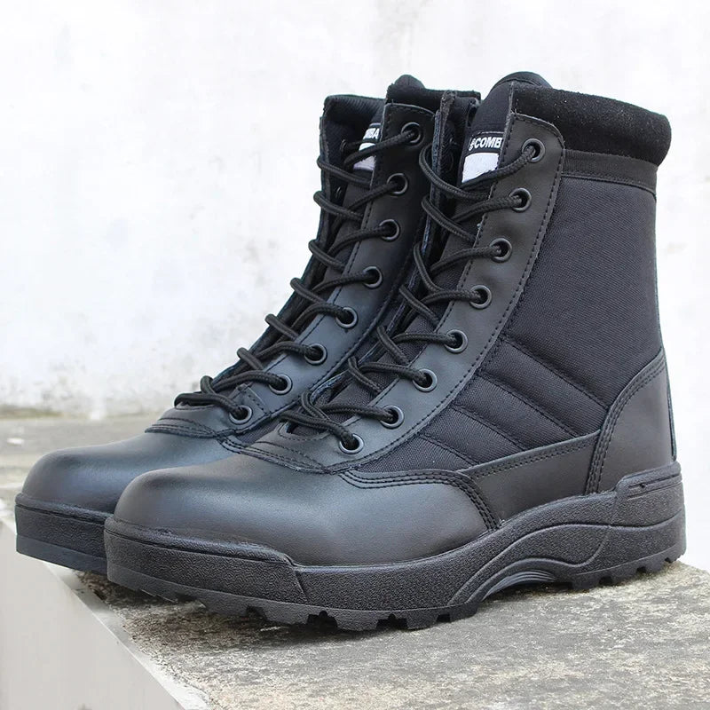 Tactical Military Boots Men Boots Special Force Desert Combat Army Boot Outdoor Hiking Boot Ankle Shoes Men Boots Safty Shoes