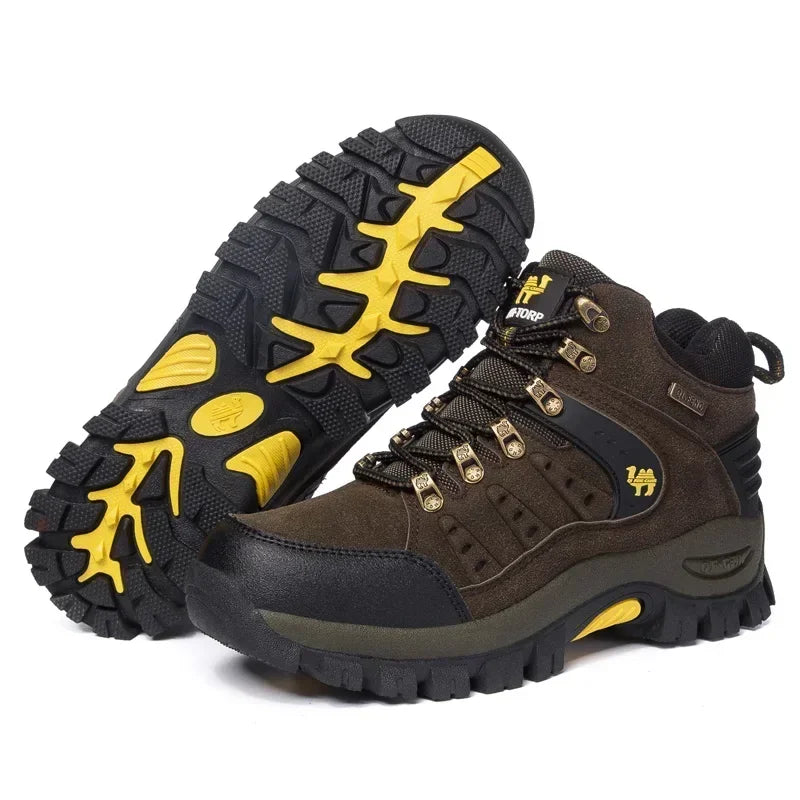 New Couples Outdoor Mountain Desert Climbing shoes. Men Women Ankle Hiking Boots, Plus Size Fashion Classic Trekking Footwear