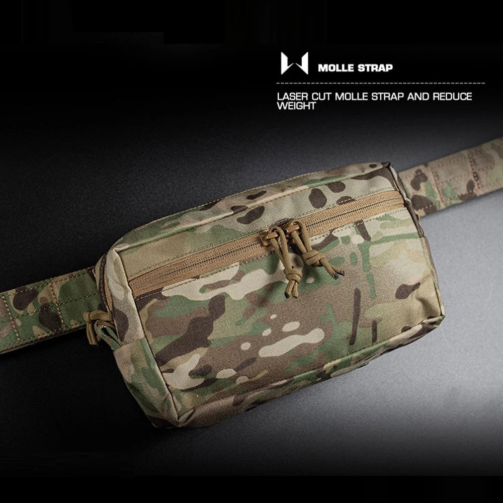 Tactical GP Wide Pouch Ammo Recycling Pack MOLLE Hunting Vest Plate Carrier Sundries Storage Combat Belt Bag Airsoft Organizer