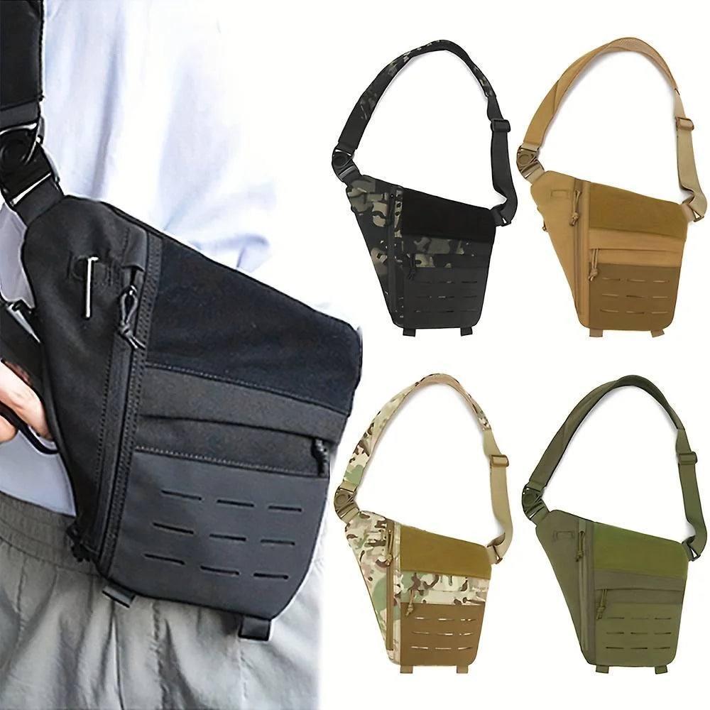 Outdoor Tactical Fanny Pack for Men Concealed Carry Backpack Shoulder Holster Chest Crossbody Bag