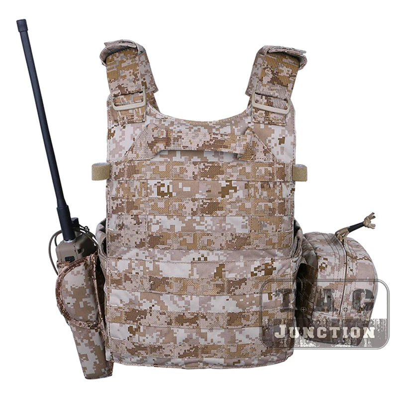 L LBT-6094 Men's AOR1 Color Tactical Combat Vest MOLLE Modular Plate Carrier with Pouches Tactical Vest for Men