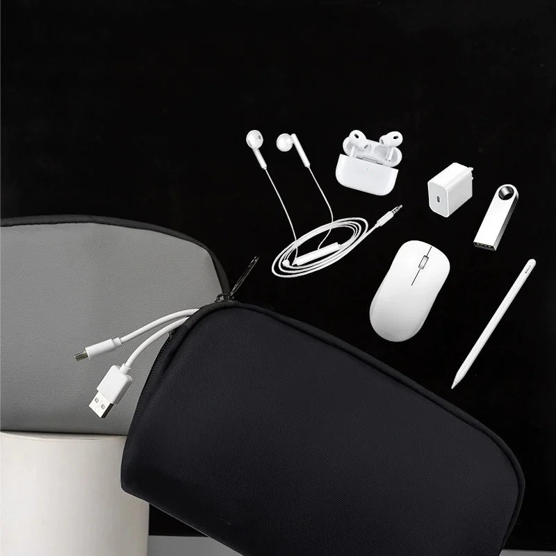Waterproof Digital Accessories Storage Bag Portable Travel Cable Organizer Case for Charger Power Bank Earphone Small Gadgets