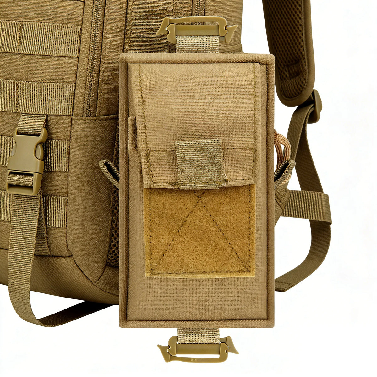 Backpack Shoulder Strap EDC Pouch Tactical Quick Access Tools Bag for Outdoor Hiking Camping with Hook-and-Loop Patch Area