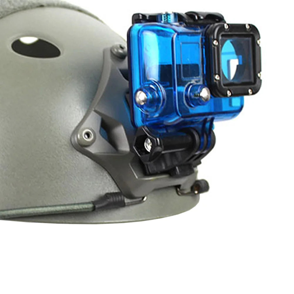 New FAST/MICH/NVG Tactical Helmet Base Adapter Fixed Mount For Gopro HD Hero Action Camera Helmet Accessories