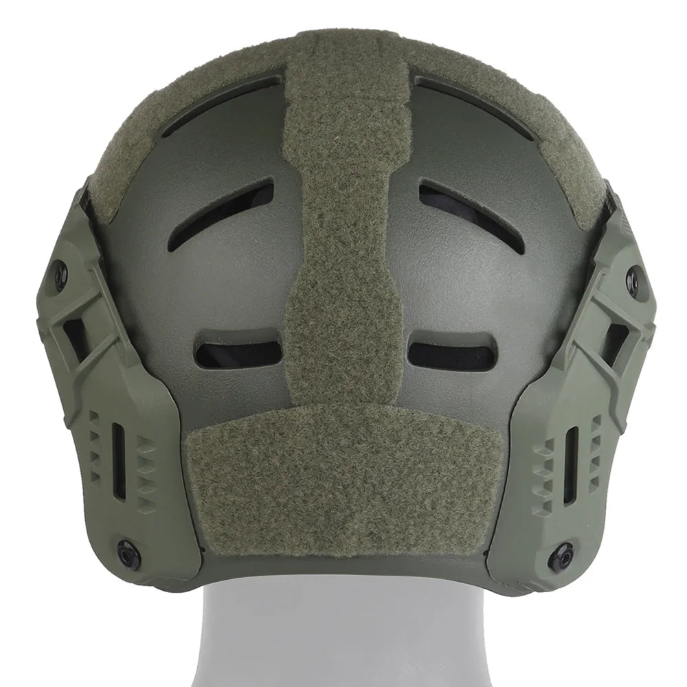 MK Helmet(Training Version) with Protective Double Soft Lining Breathable MK Helmet for CS Shooting Training Motocross Riding