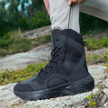 Men Tactical Boots Lace Up Wild Combat Training Boots Anti-slip Outdoor Hiking Shoes Waterproof Jungle Hunting Sneakers Boots