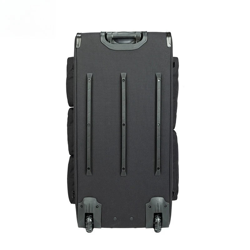 YAKEDA Tactical Rolling Duffle Bag Large Capacity Nylon Wheeled Deployment Bag For Gear Storage Travel Wheeled Tactical Luggage