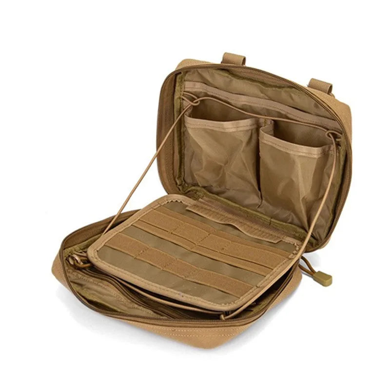 Tactical Molle Admin Pouch Multi-Purpose Laser-Cut Utility Pouch Modular EMT EDC Organizer Tool Pouch Bag