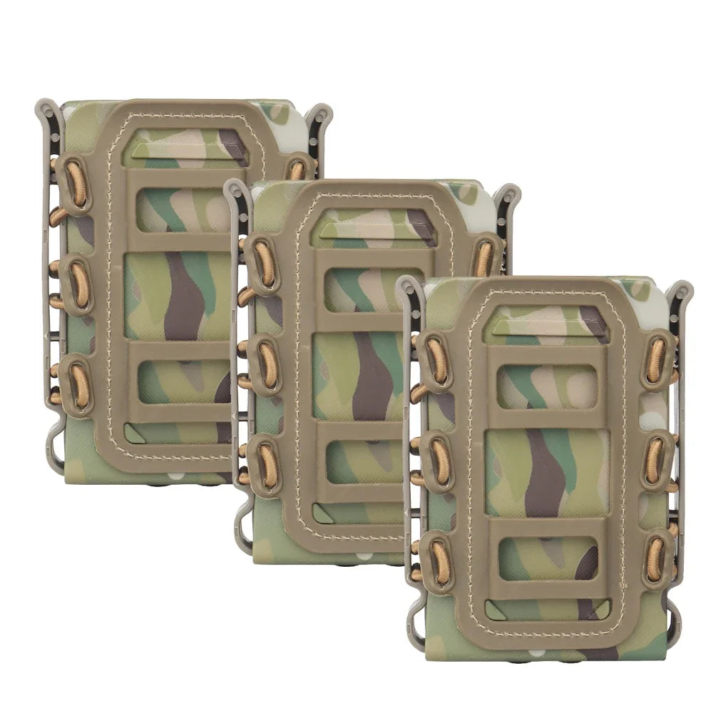 Tactical Magazine Pouch Molle for Ar15 M4 5.56 7.62mm Scorpion Fast Mag Quick Release Mag TPR Holster Adjustable Case Box