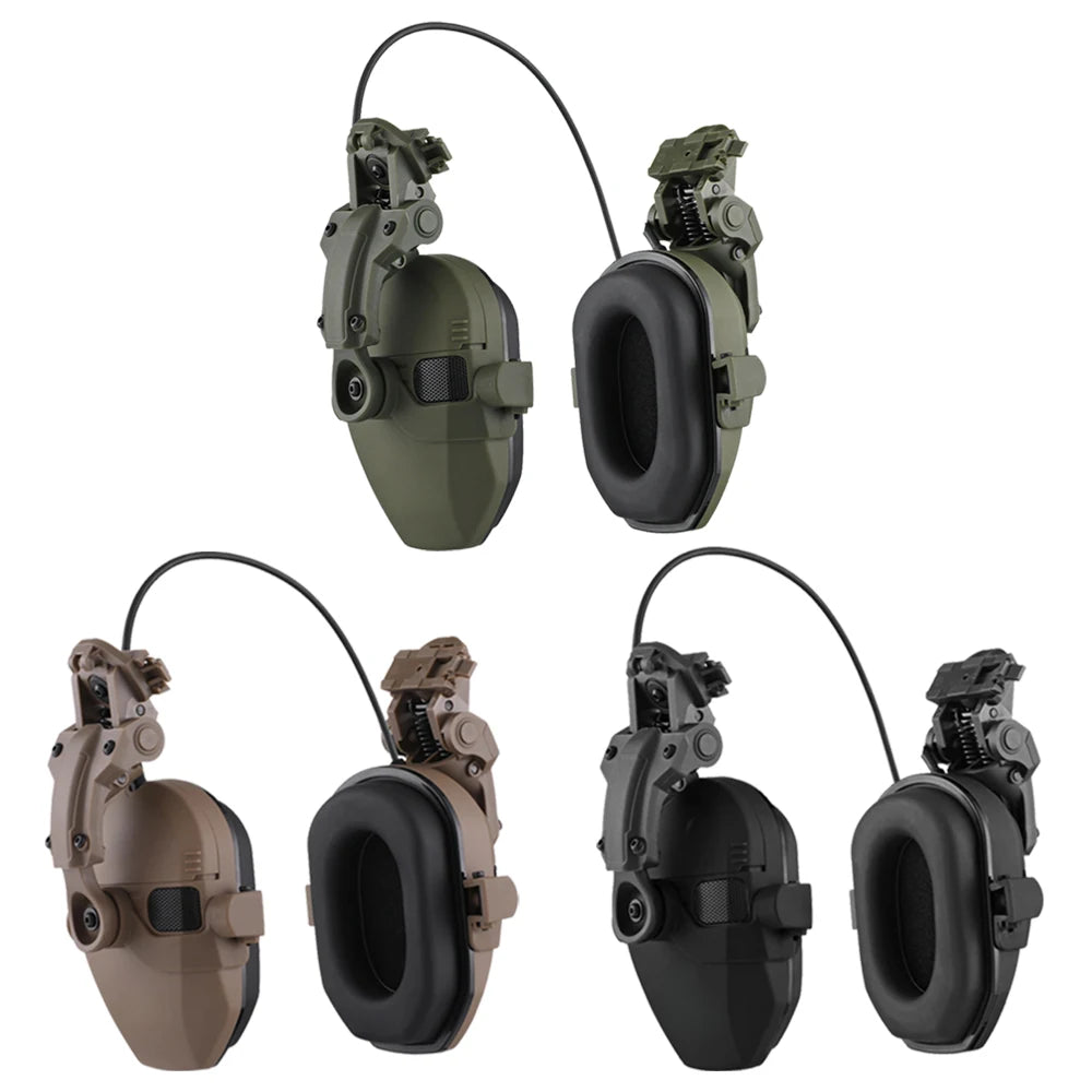 Shooting Earmuffs Tactical Helmet Headset Electronic Hearing Protector Active Noise Reduction Hunting Headphone