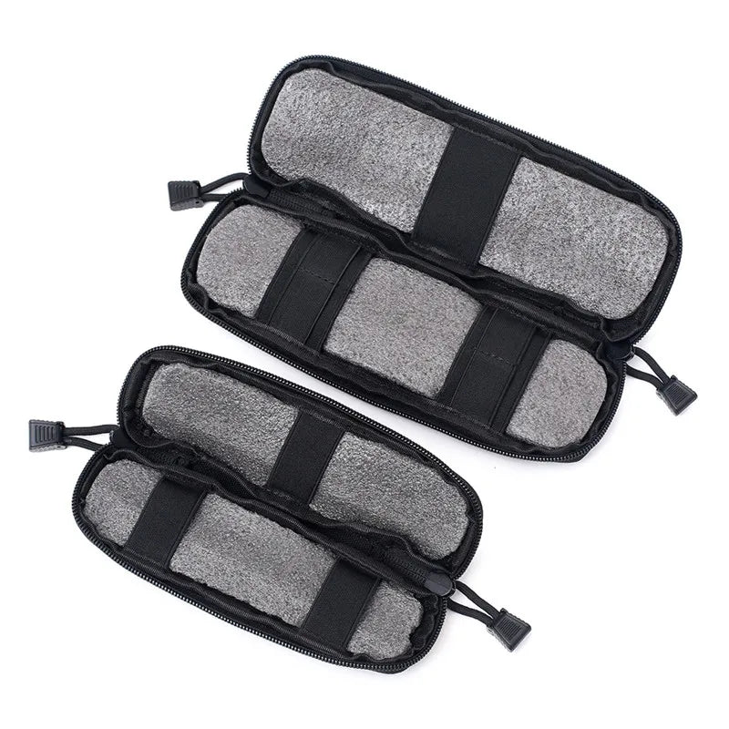 Nylon EDC Knife Sheath Molle System Pouch Folding Knife Holder For Belt Outdoor Daily Carry