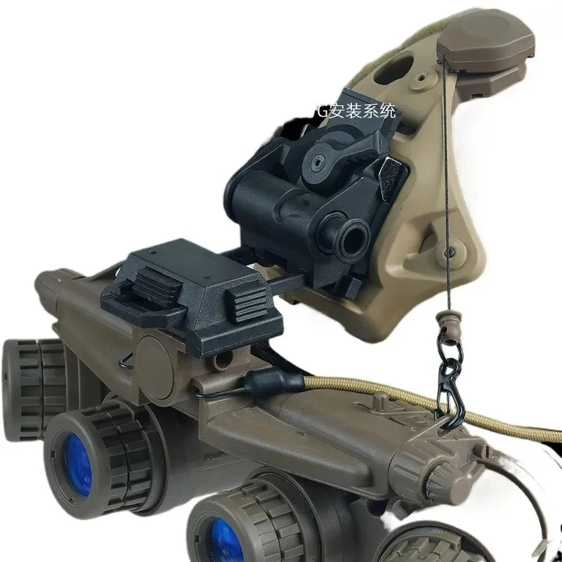 Premium Tactical Helmet with Night Vision Mount Base and Anti-Lost Rope Compatible with WILCOXL 2 G05 L4G69