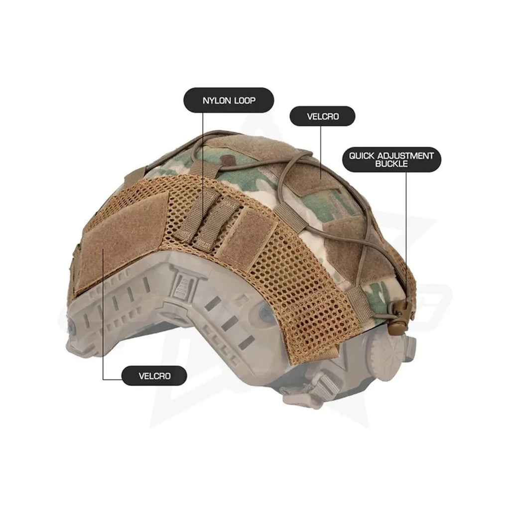 1pcs FAST Helmet Cover for Fast MH PJ BJ Helmet Airsoft Paintball Helmet Cover Accessories Cycling Net