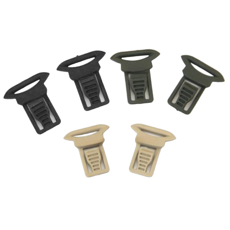 1 Pair Tacticals Helmets Side Swivels Goggles Clip Rotating Clamps Goggles Buckles Helmets Accessories for Outdoor 69HD