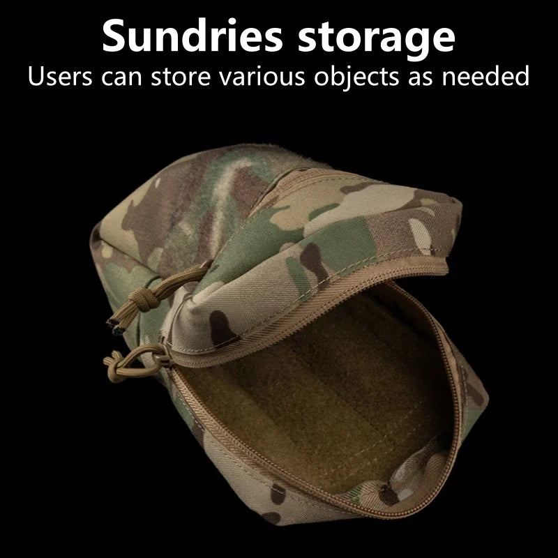 Universal GP Sub Package (M) MOLLE Mounting Package With Hook And Loop Velvet Design Multifunctional Large Storage
