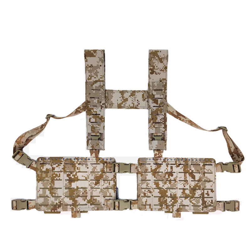Outdoor Sports SS Style MK4+34A Tank Top Strap+Chest Hang  762+556+9MM Triple Magazine Bag