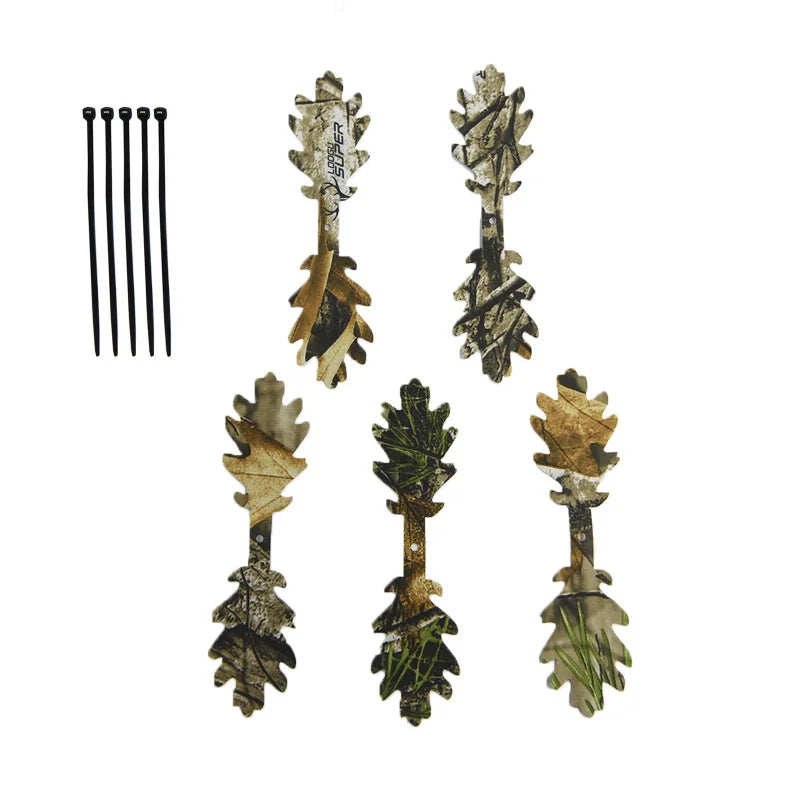 20PCS/set Tactical Hunting CS Wargame Helmet Cover Strips Helmet DisappearDis