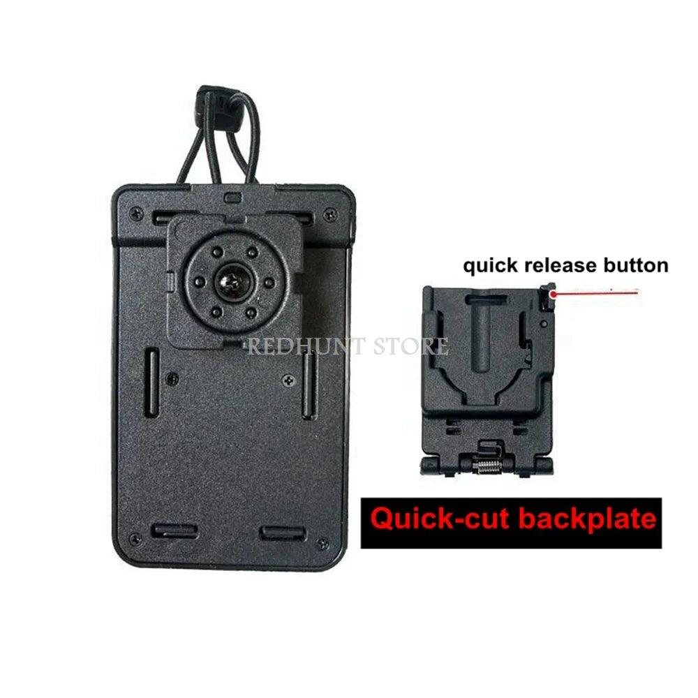 Universal Radio Holder Radio Pouch for Duty Belt with Belt Clip Law Enforcement Accessories Walkie Talkie Pouch MOLLE Pouch