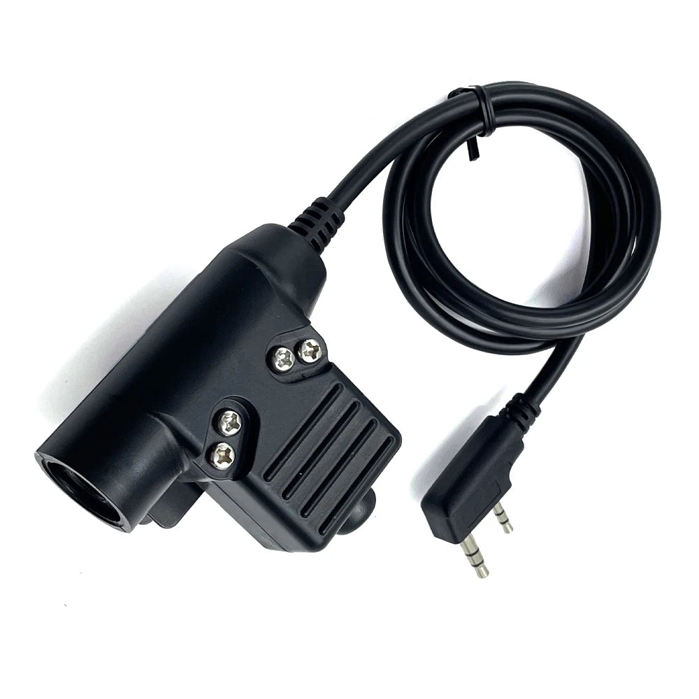 Tactical U94 PTT Adapter Airsoft Tactical Headset KENWOOD,ICOM Plug Tactical Headset Accessory