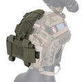 Tactical Helmet Battery Pouch Counterweight Pouch MK1 Helmet Battery Pack Balance Weight Bag with Hook Loop for Tactical Helmet