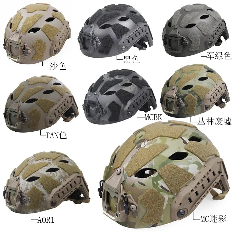 Carbon Fiber Perforated Edition Mountaineering Parachute Cycling Expansion Helmet H016