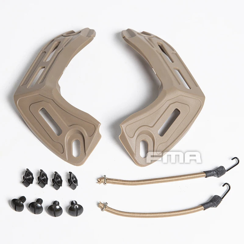 FMA AF Tactical Helmet M-L Rail Set BK/DE/FG