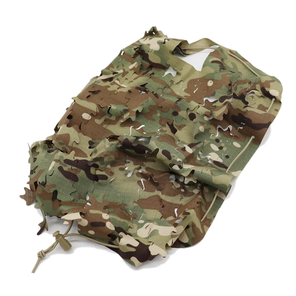 Tactical FAST Helmet Cover Laser Cutting 3D Camouflage Helmet Cloth Cover Hunting Helmet Accessories