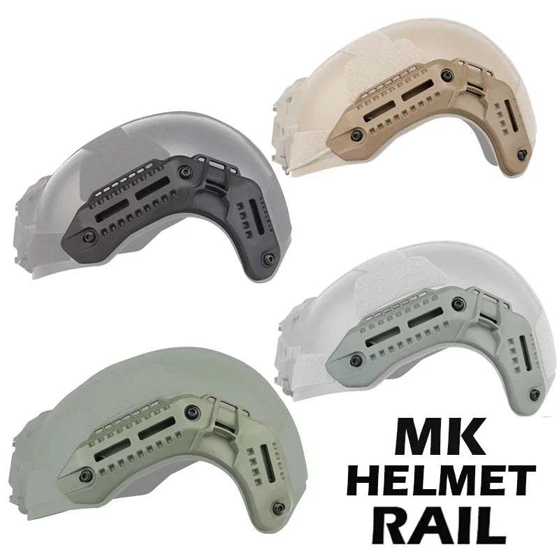 Tactical Helmet Side Rail For Fast MK Helmet Militar High-quality Rail Adapter Hunting Paintball Accessories 1 Pair Mount Kit