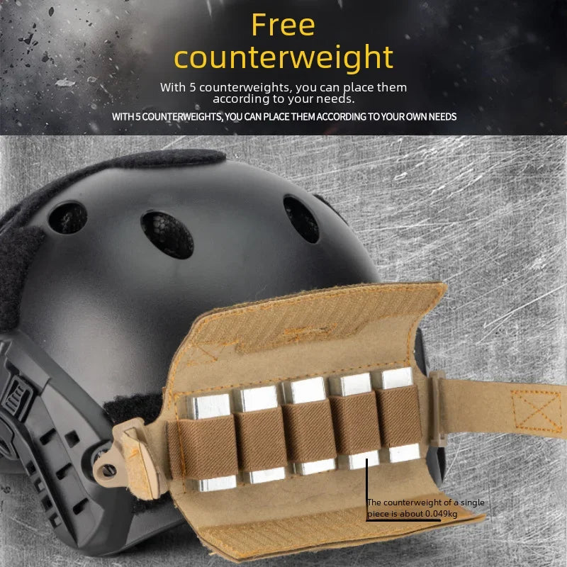 Tactical Helmet Accessory Bag Lightweight Battery Pack For Cycling Helmets Bj Pj Mh Balance Electronic Equipment Riding Helmets