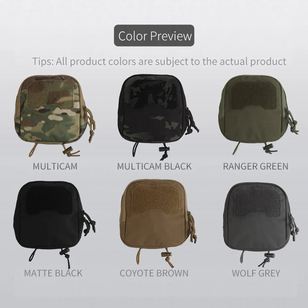 Tactical AG Storage Bag Camo General Purpose Pouch,Hunting First Aid Bag Outdoor Tool Pack,Plate Carrier Vest Belt Accessory