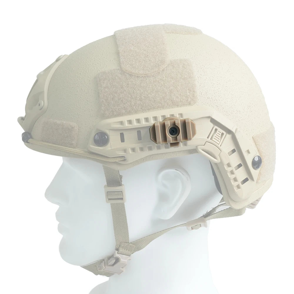 BOOIU Tactical Helmet Side Rail Slider Nylon Adjustable 360 Rotatable Fast/MICH Helmet Rail Adapter Mount Equipped Accessories