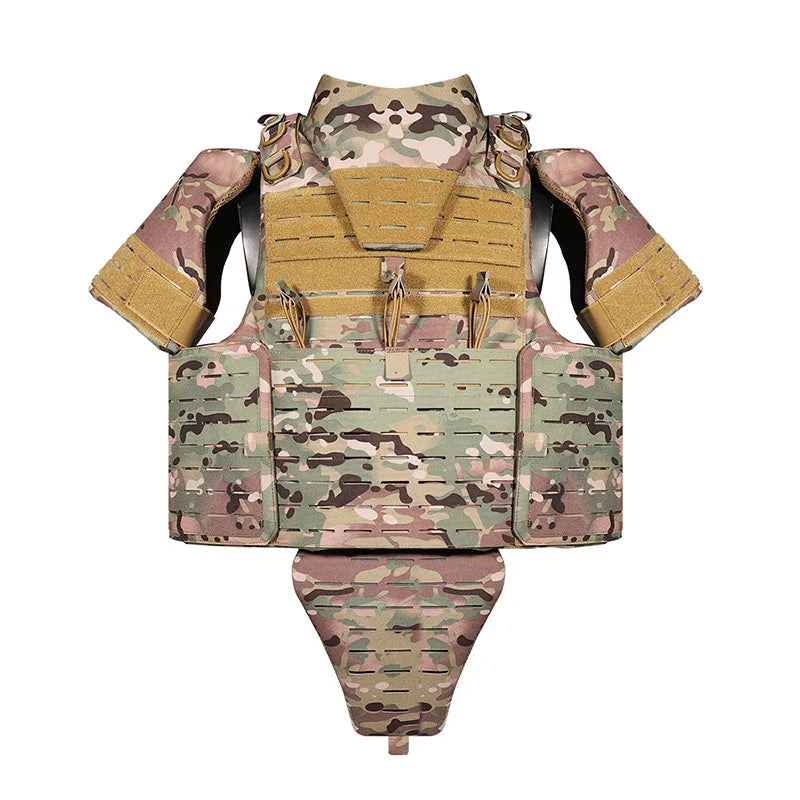 YAKEDA Full Protective Tactical Breathable Wear Vest Training CS Vest Outdoor Camping Equipment MOLLE Tactical Vest