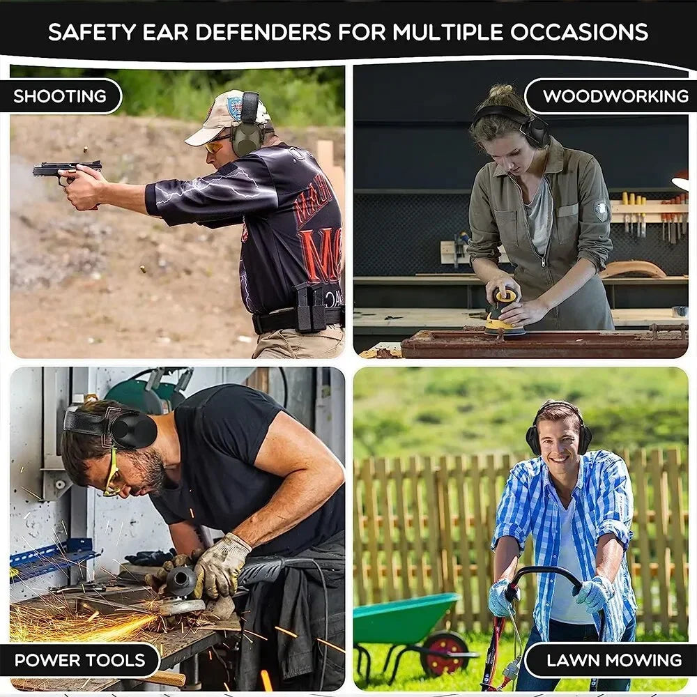 Ear Muffs Ear Protector Industry Anti Noise Hearing Protection Sound Proof Earmuff Use on Helmet Labor Protection Tactical