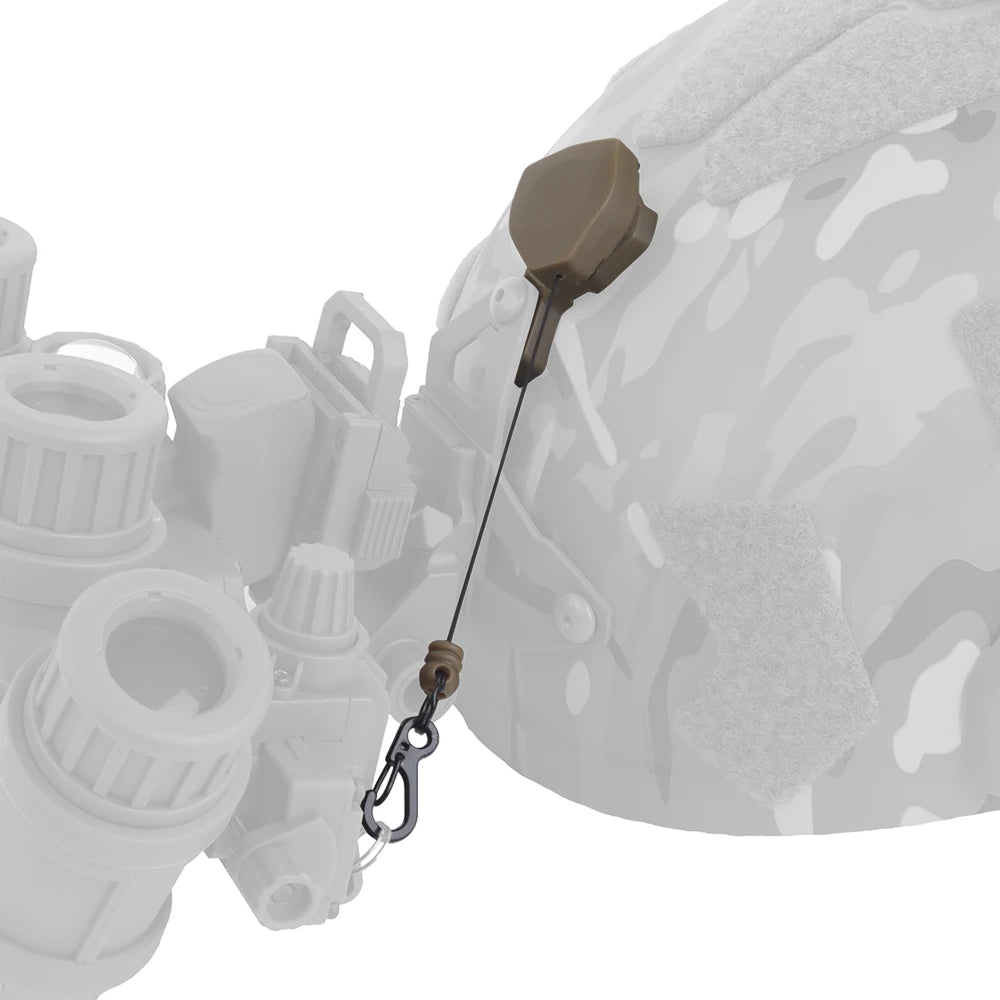 Tactical Night Vision Mirror L4G69 NVG Lanyard Night Vision Device Base Anti-loss Rope 360° Rotation