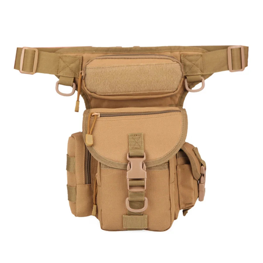 Waterproof Oxford Cloth Camouflage Style Single Shoulder Crossbody Journalist Photography Sports New Leg Bag