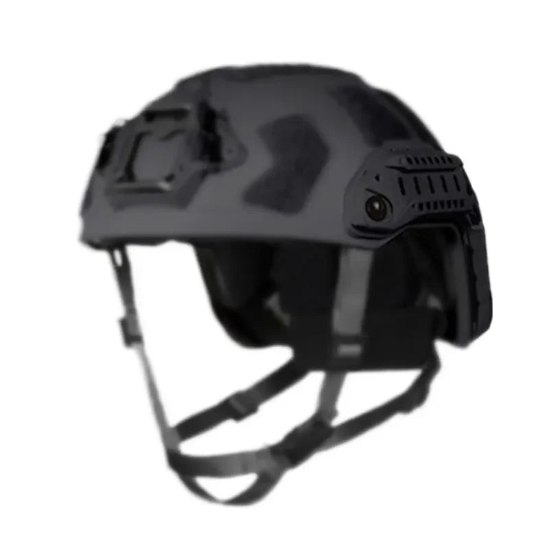 High-Cut Tactical Helmet with Top Mount Rail System Lightweight Ventilated Design Compatible with FAST ARC SF Accessories