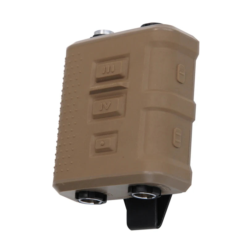 NEW FCS-TACTICAL V60 PTT Multiple Functions Two Communication Channels for AMP Headset and PRC148 152 Radios
