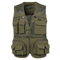 :Men's Vest Tactical Webbed Gear Coat Summer Photographer Waistcoat Tool Many Pocket Mesh Work Sleeveless Jacket Male