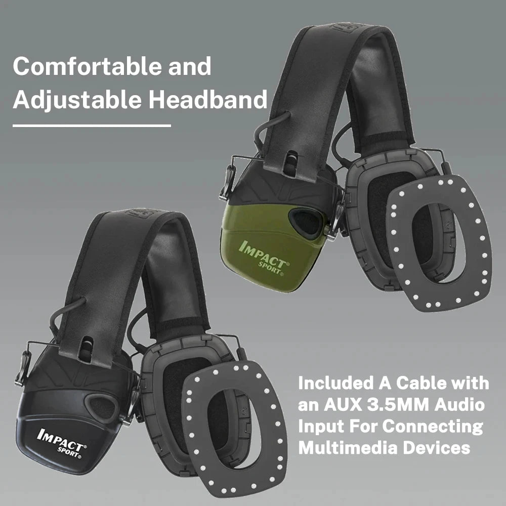 Impact Sport Tactical Headset for Helmet Shooting Noise Canceling Hearing Protection Tactical Headset