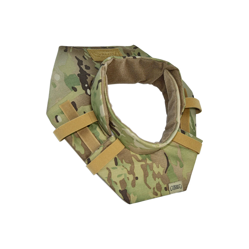 Tactical Neck Guard for Plate Carrier Adjustable Collar Neck Armor Protection Airsoft Hunting Vest Training Accessory
