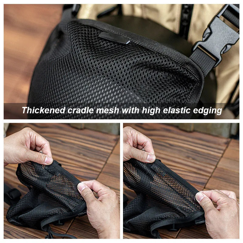 Tactical Helmet Bag Multi-Purpose Molle Storage Carrying Pouch Net Pocket for Hunting Airsoft Helmets Bag Backpack Accessories