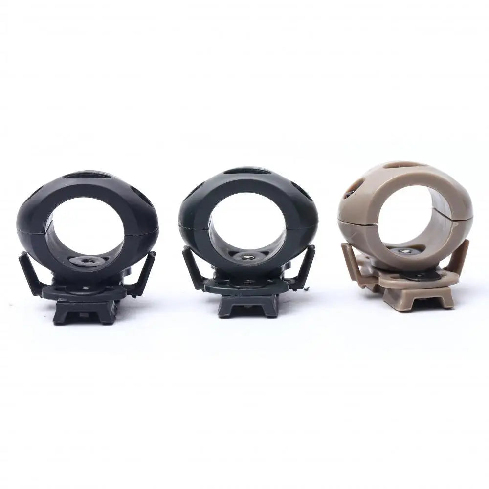 Helmet Flashlight Holder Clip 20-24mm Special Lighting Flashlight Fast Tactical Helmet Mount Clamp Adapter Helmet Accessories