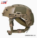 JJW-CORE Light Carbon Fiber Tactical Helmet, Team EXCEL, Rail3.0