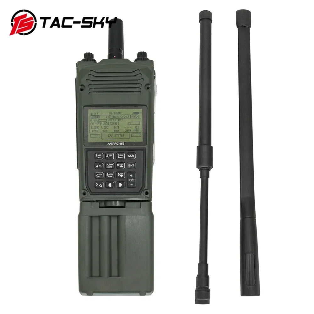 TAC-SKY PRC 163 Radio Dummy Case for Baofen UV5R UV-82，PRC163 Non-Functional Walkie Talkie Model for Tactical Headphones U94 Ptt