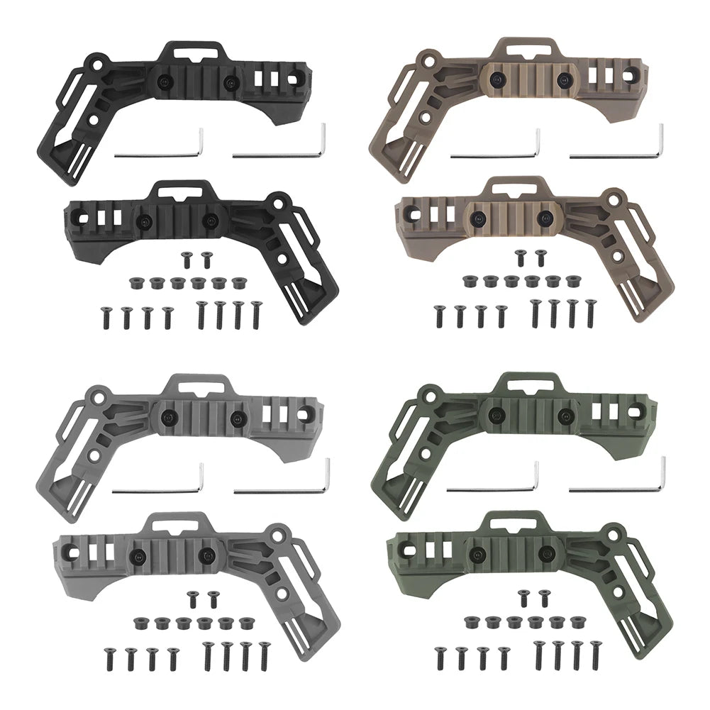 ARC Helmet Mount Rail Nylon Combat Helmet Side Rail Professional Helmet Guide Rail Adapter for Wendy Helmet Accessories
