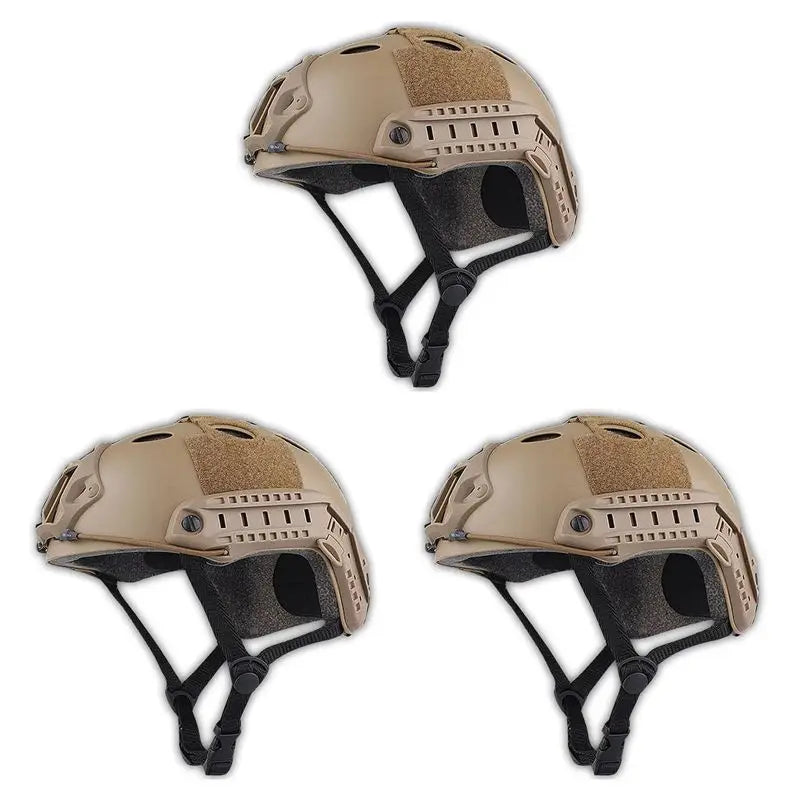 N82R 3X Army Style SWAT Combat PJ Type Fast Helmet For CQB Shooting Airsoft